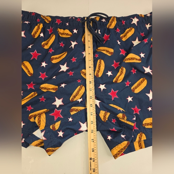 George Men's Novelty Pull on Swim Trunks Size 3XL American Hot Dog G-0251 - Picture 6 of 11